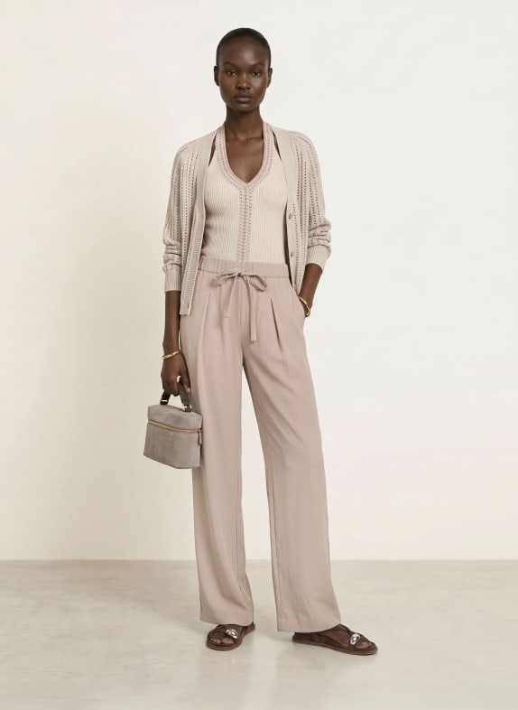 REISS AIMEE-broek in joggingstijl BEIGE