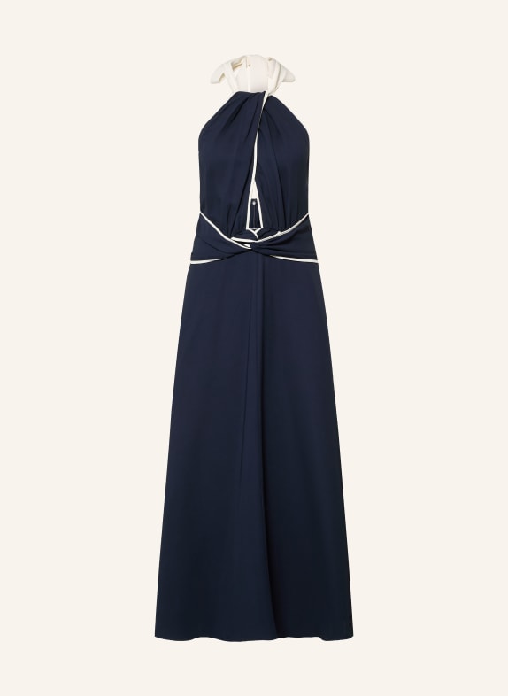 REISS BLAIR Dress DARK BLUE / ECRU