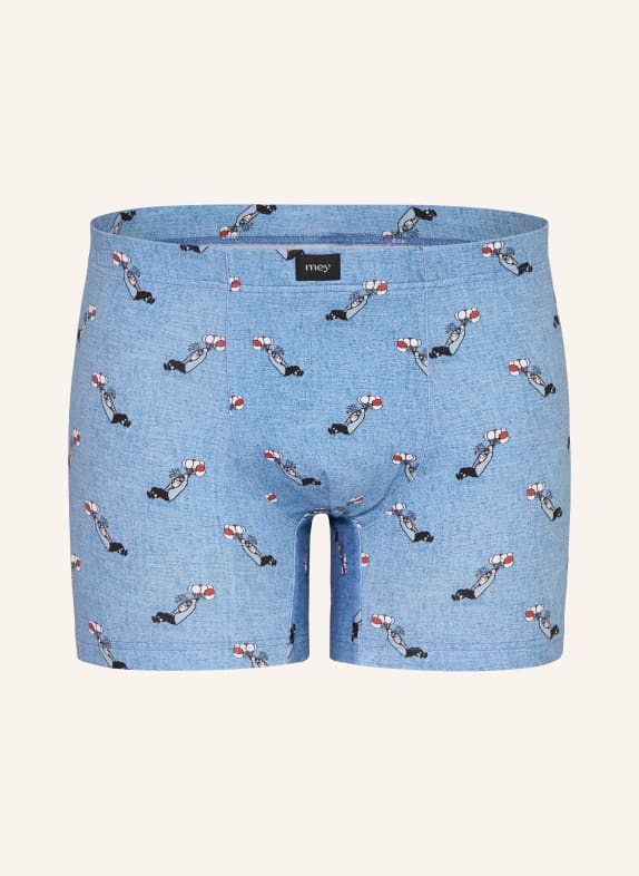 mey Boxer shorts Collection: mey × LORIOT LIGHT BLUE / RED / WHITE
