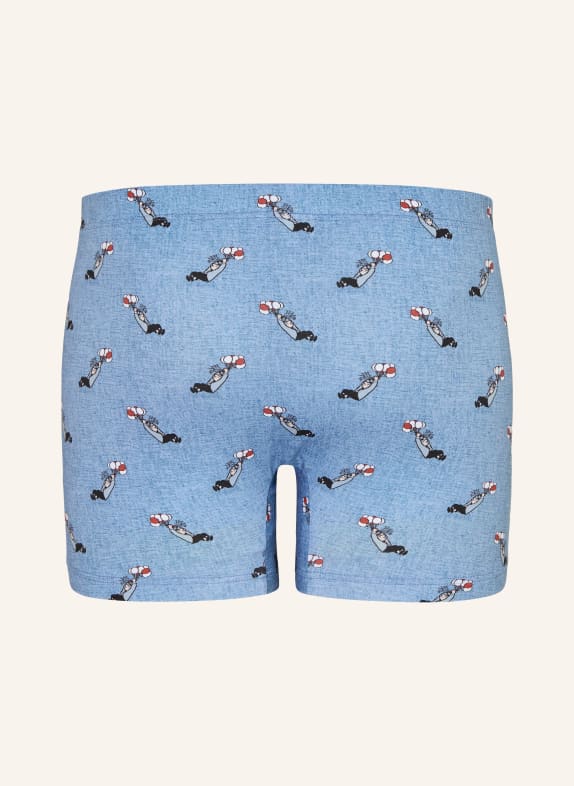 mey Boxershorts-serien mey × LORIOT LJUSBLÅ / RÖD / VIT