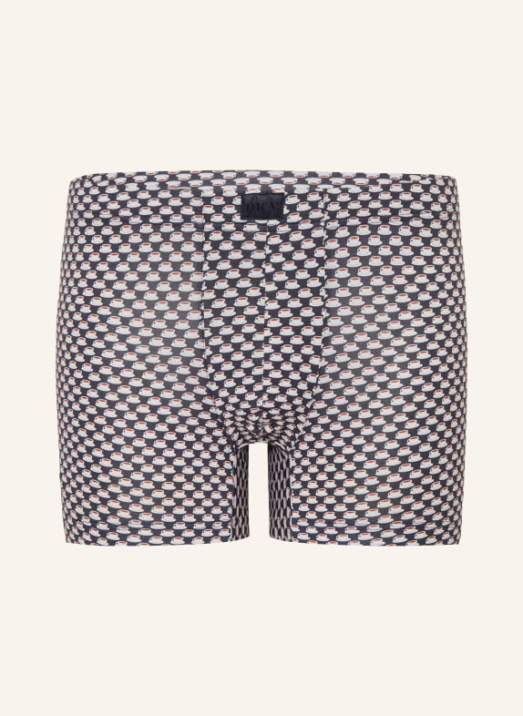 mey ESPRESSO LOVERS Boxer shorts Collection DARK BLUE / BROWN / CREAM