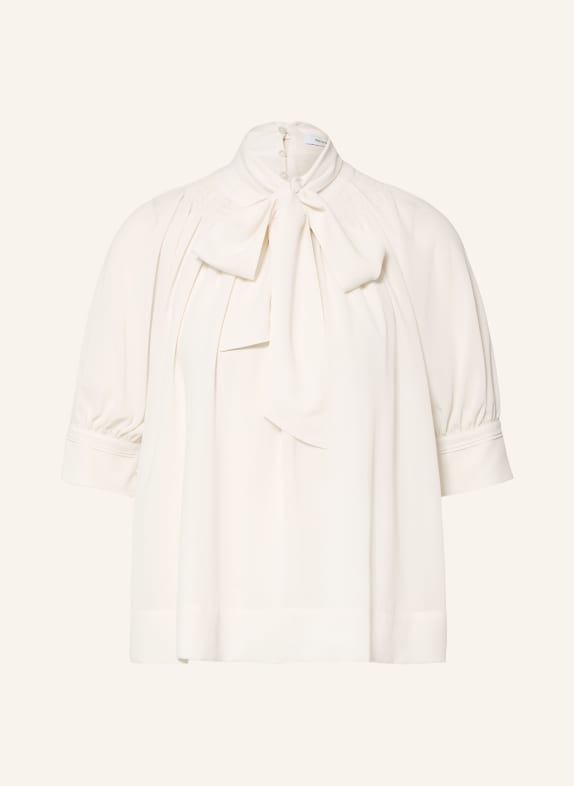 REISS LERINA Shirt blouse with Detachable Bow ECRU