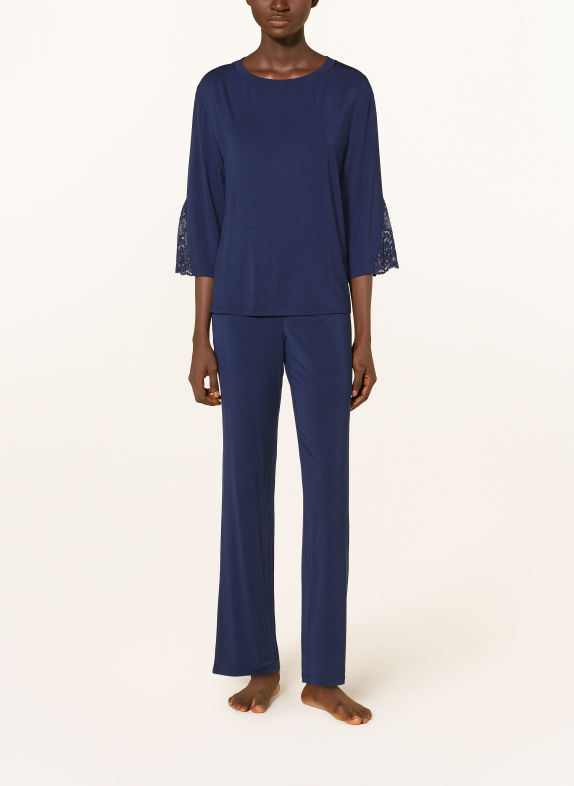 Triumph Pyjama AMOURETTE met 3/4-mouwen BLAUW