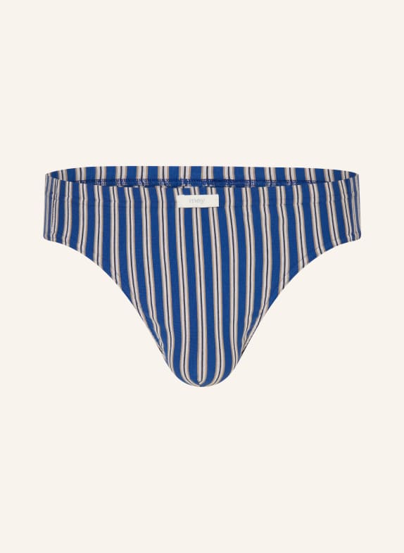 mey Slipy řady STREAM STRIPES MODRÁ / BÉŽOVÁ / BÍLÁ