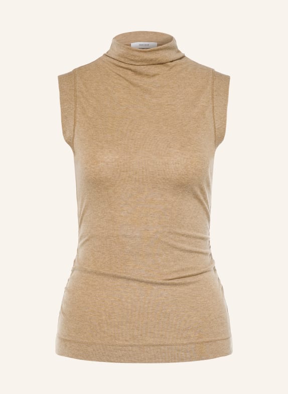 REISS HATTIE Top LIGHT BROWN
