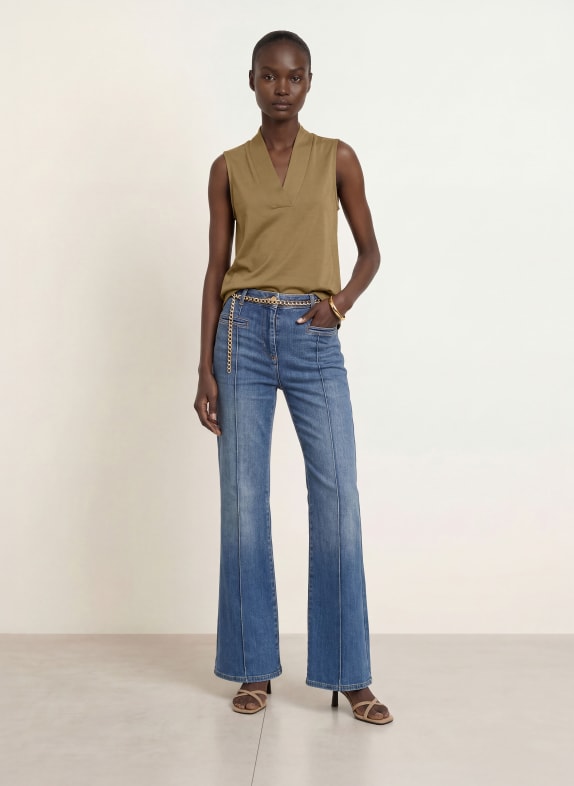 REISS Top MILEY KAKI