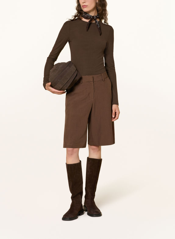 Marc O'Polo Longsleeve DUNKELBRAUN