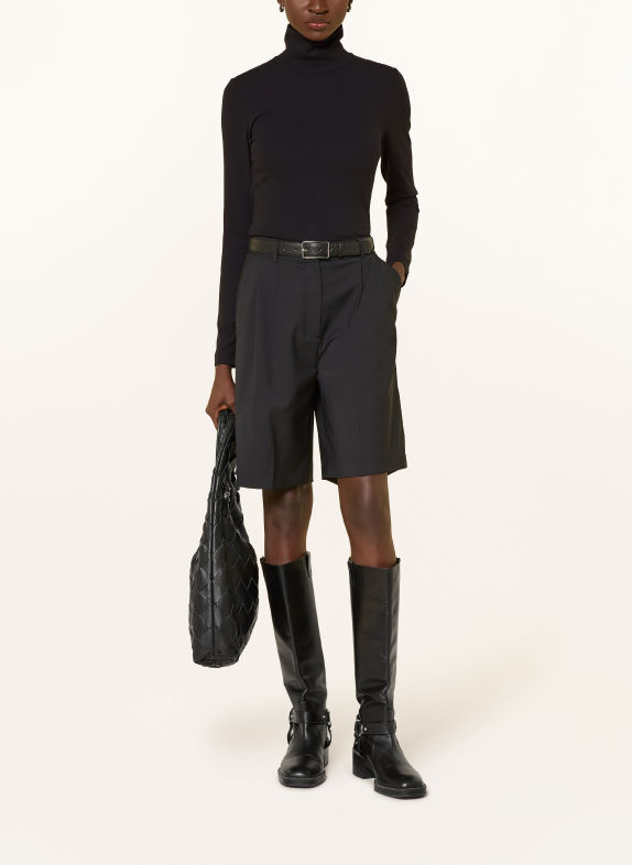 Marc O'Polo Tricou cu guler rulat NEGRU