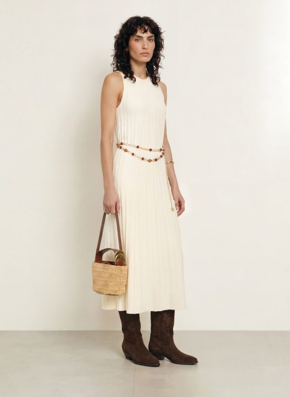 ba&sh Strickkleid SINTE ECRU