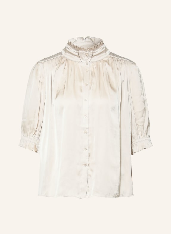 ba&sh Satinbluse CAMILA mit 3/4-Arm BEIGE