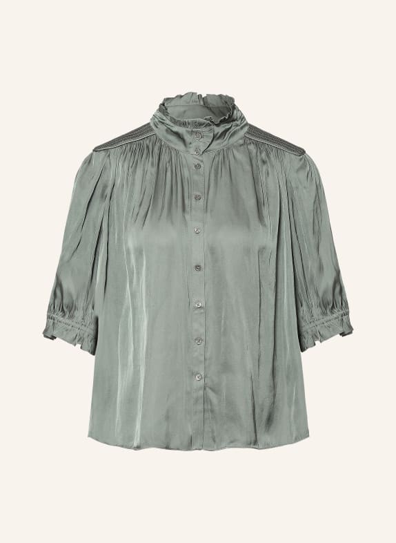 ba&sh Satinbluse CAMILA mit 3/4-Arm GRÜN