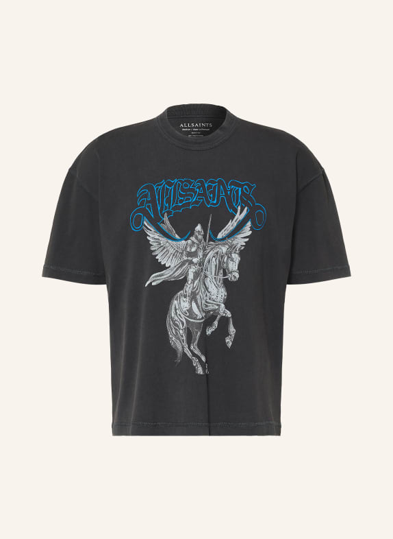 ALLSAINTS VANGUARD T-shirt DARK GRAY / GRAY / BLUE