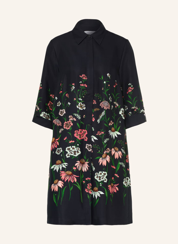 HOBBS Robe chemise MARCI à manches 3/4 NOIR / ROSE / GROEN
