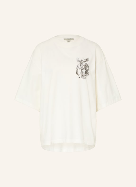 ALLSAINTS T-shirt SERAPH AMELIE WIT / GRIJS / ZWART
