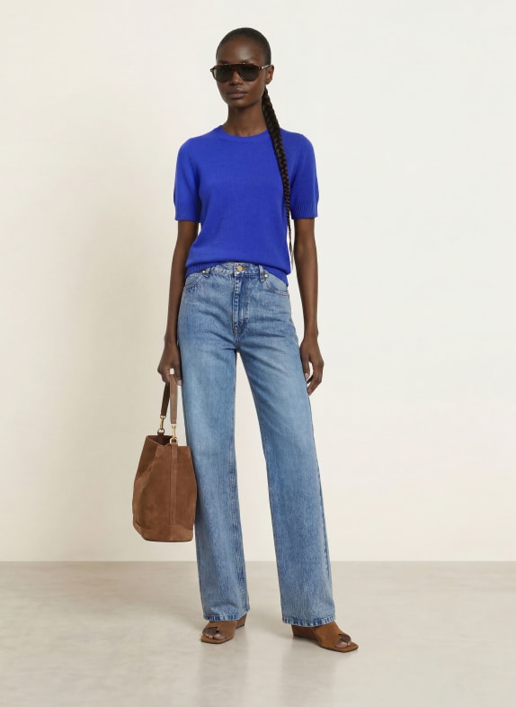 SANDRO Strickshirt BLAU
