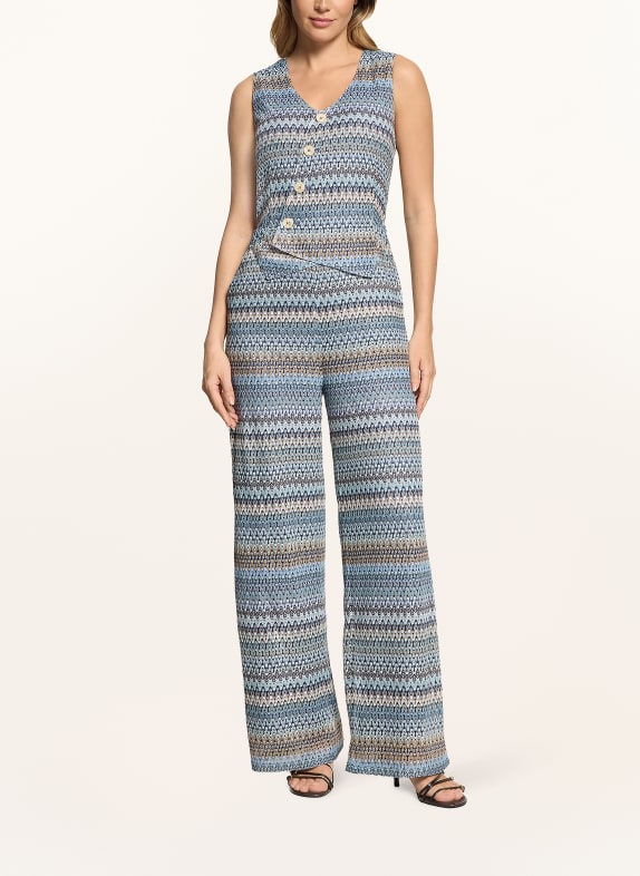 CARTOON Jumpsuit HELLBLAU / BEIGE / WEISS