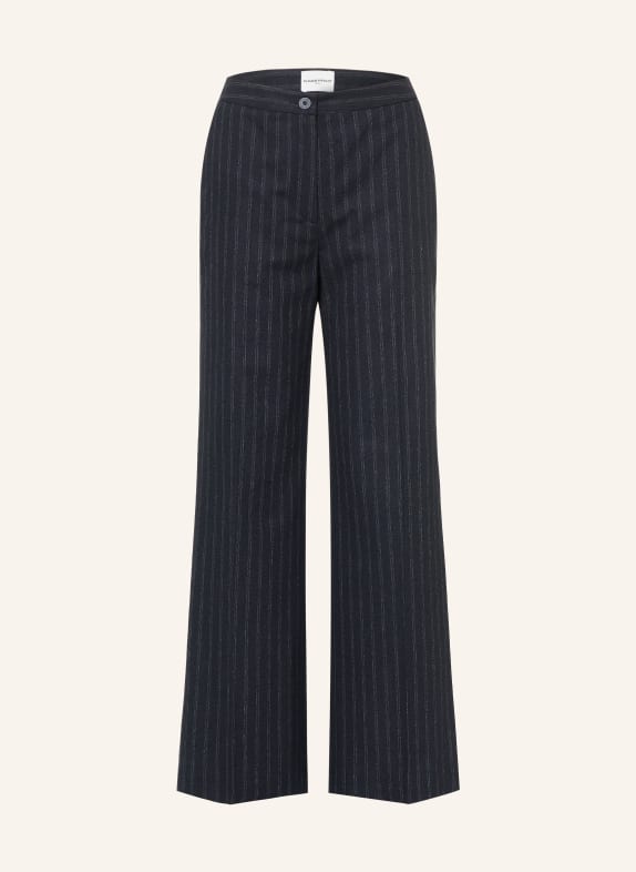 CLAUDIE PIERLOT Marlenehose DUNKELBLAU / CREME / BLAU