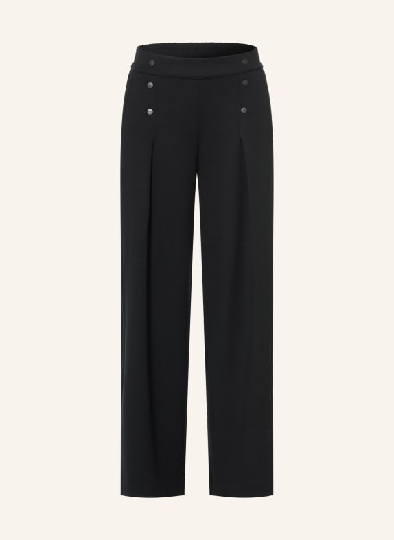 ALLSAINTS Pantalon palazzo EMILIA en jersey NOIR