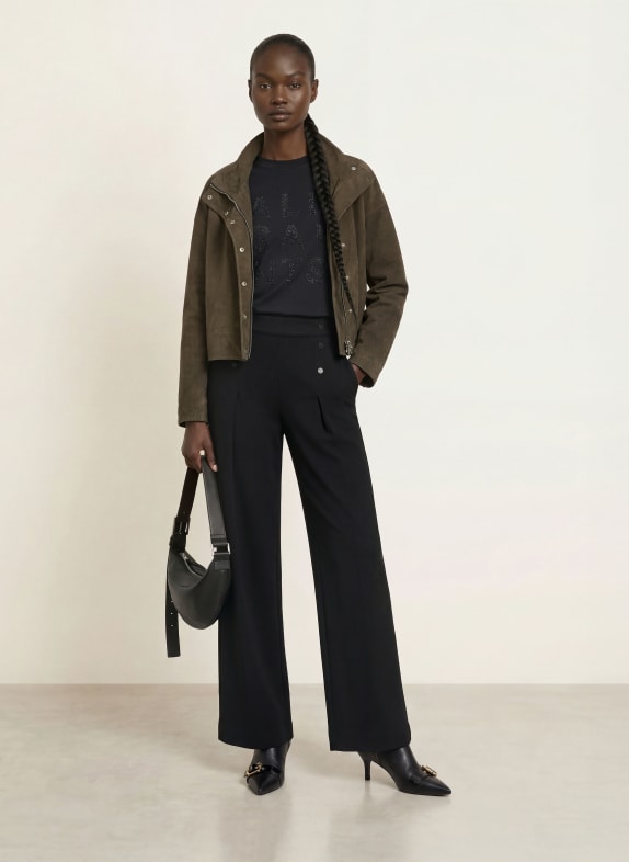 ALLSAINTS Marlene-broek EMILIA van jersey ZWART