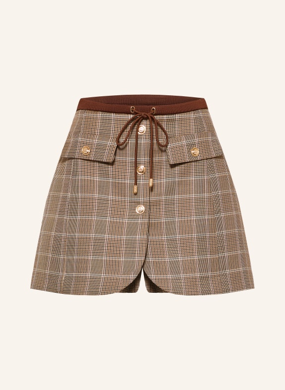 maje Skorts BRAUN / BEIGE / BLAU