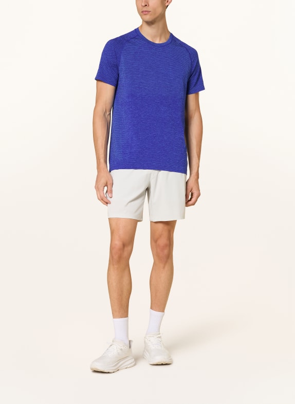 lululemon T-shirt METAL VENT TECH DONKERBLAUW