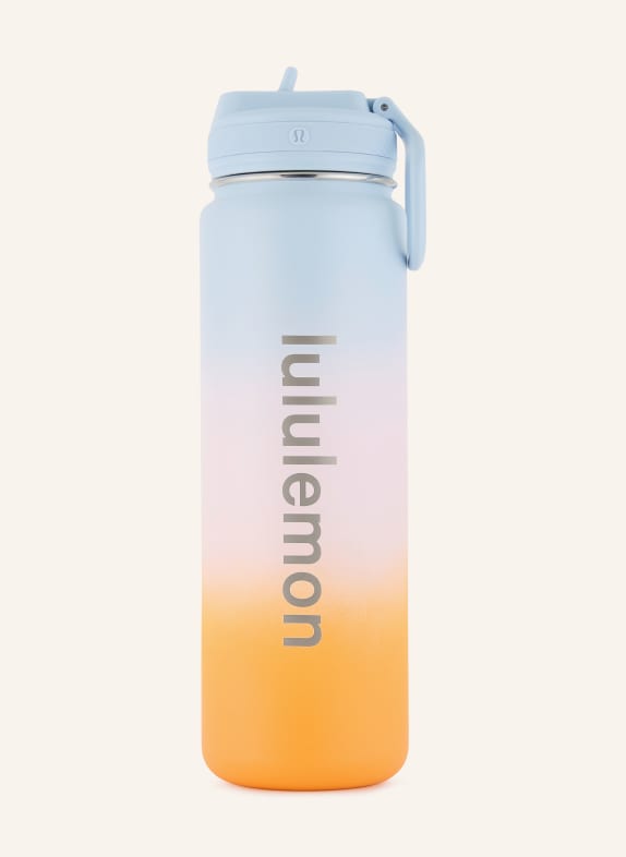 lululemon BACK TO LIFE Insulated Mug LIGHT BLUE / LIGHT PINK / ORANGE