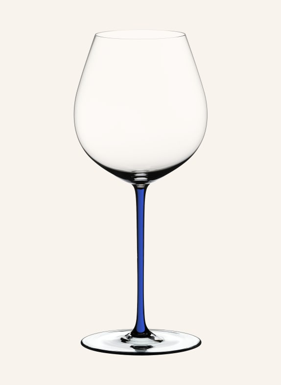 RIEDEL FATTO A MANO BY RIEDEL PINOT NOIR Wine Glass WHITE / DARK BLUE