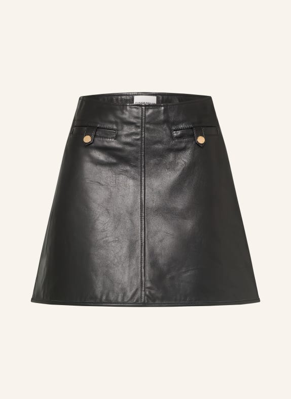 CLAUDIE PIERLOT Lederrock SCHWARZ