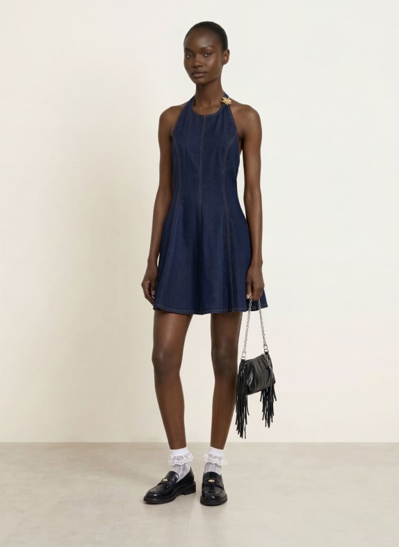 maje Jeanskleid BLAU