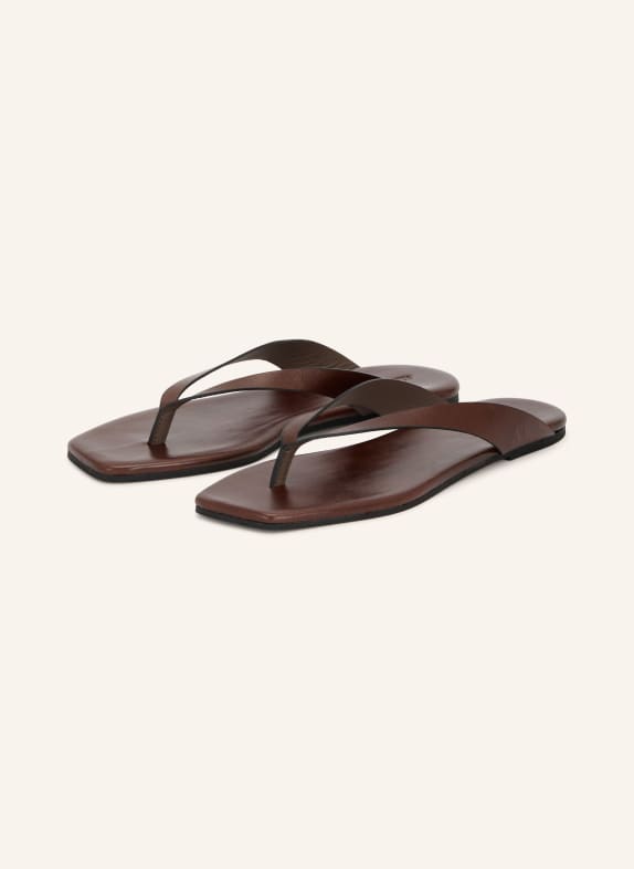 ALOHAS Teenslippers OLA MARRON FONCÉ