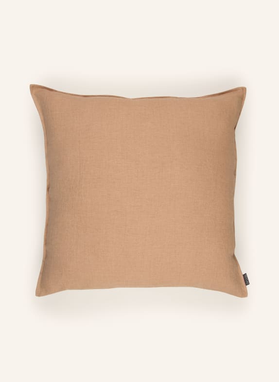 PROFLAX Sierkussenhoes van linnen CAMEL