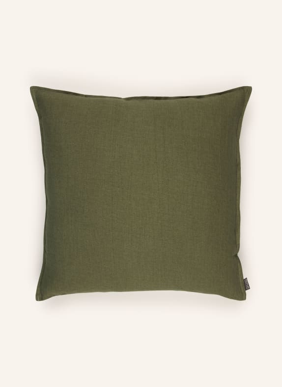 PROFLAX Decorative linen cushion cover OLIVE