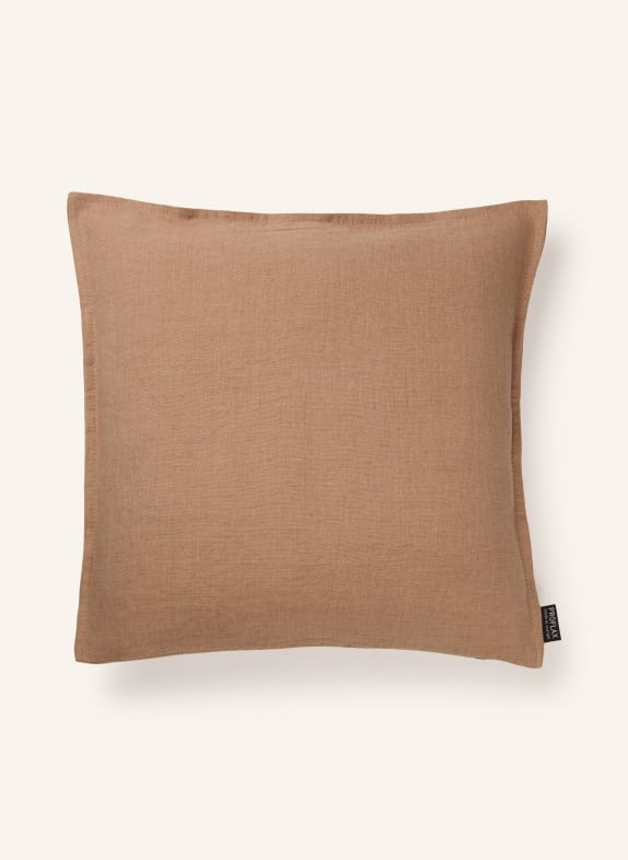 PROFLAX Decorative linen cushion cover CAMEL