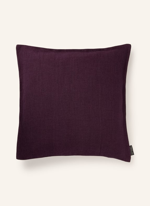 PROFLAX Decorative linen cushion cover DARK PURPLE