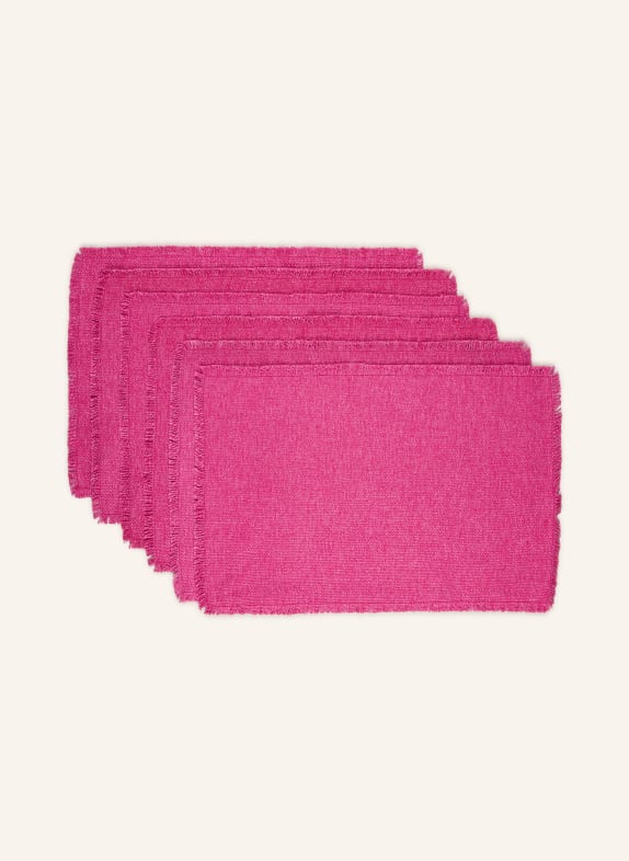 PAD 6er-Tischset SIYA PINK