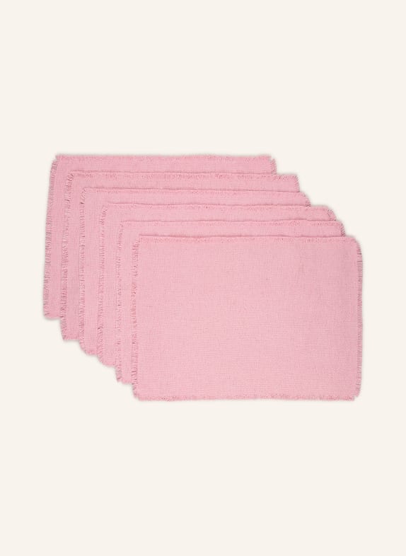 PAD 6er-Tischset SIYA ROSÉ