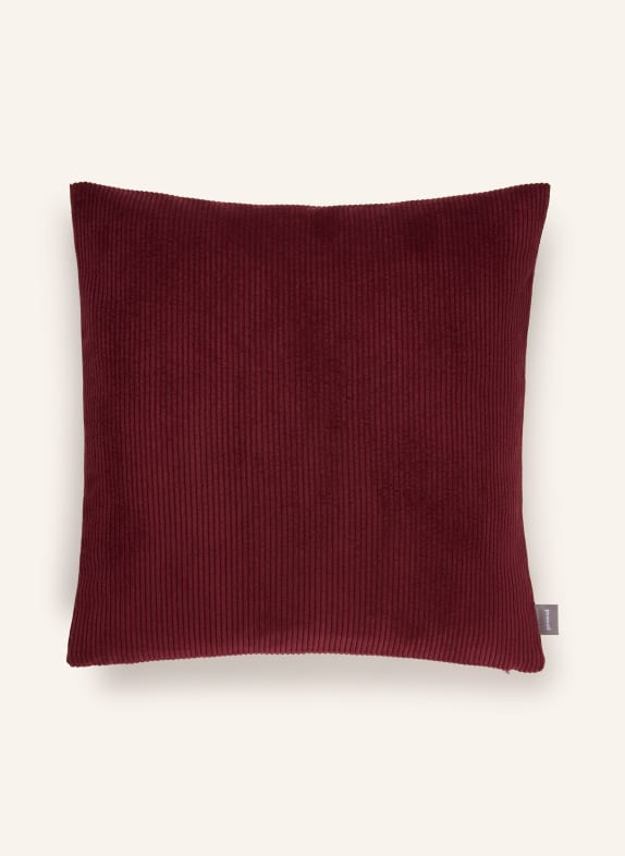 PAD Sierkussenhoes CASUAL van corduroy DONKERROOD