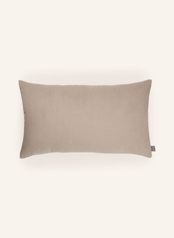 PAD Housse de coussin décorative CASUAL en velours côtelé BEIGE