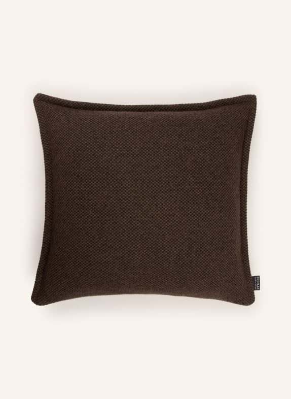 PROFLAX Housse de coussin décorative CALMO MARRON FONCÉ