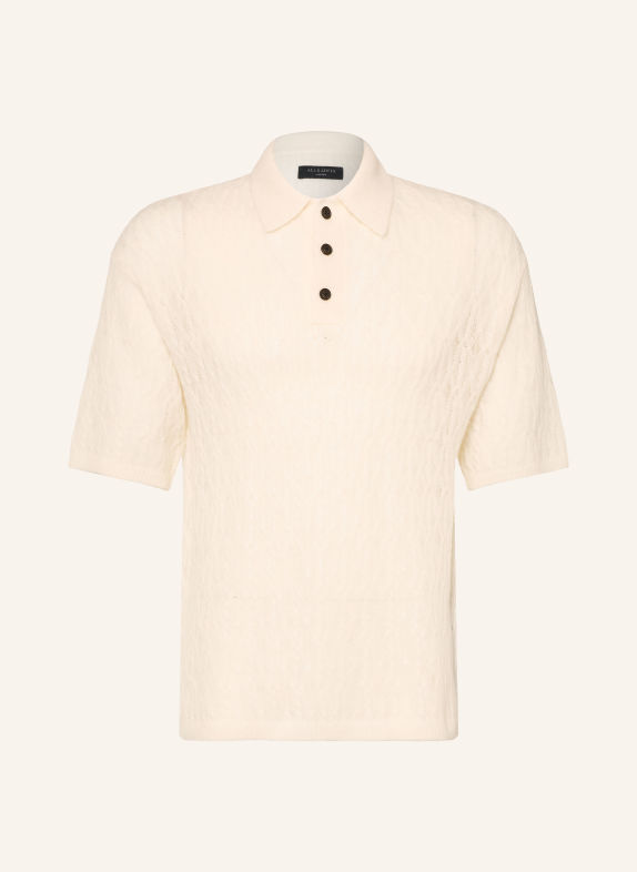ALLSAINTS Polo en maille CYCLONE ÉCRU