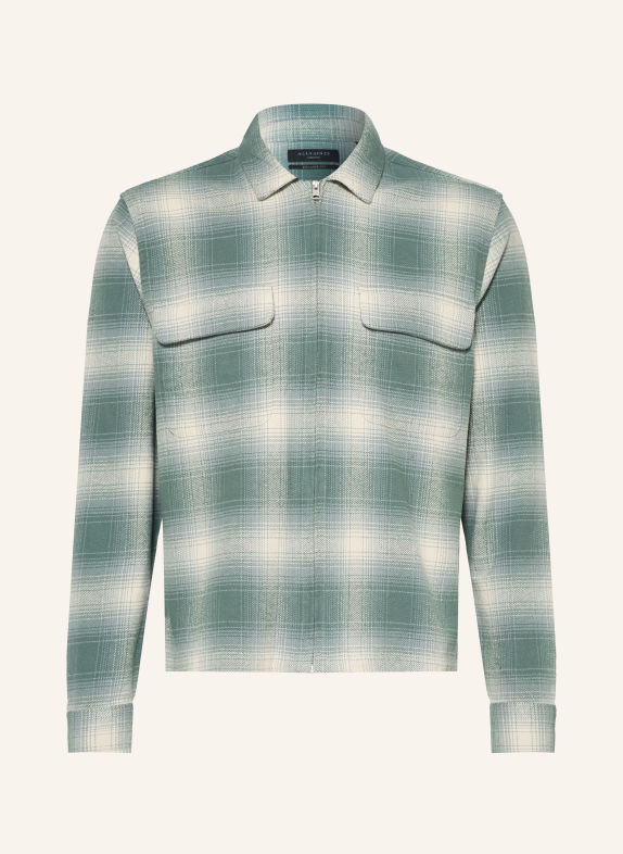 ALLSAINTS Chemise POLANCO coupe décontractée BLEU PÉTROLE