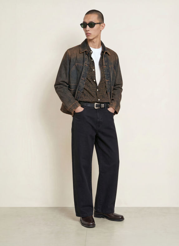 ALLSAINTS Spijkerjasje MUKESH 1080 Washed Brown