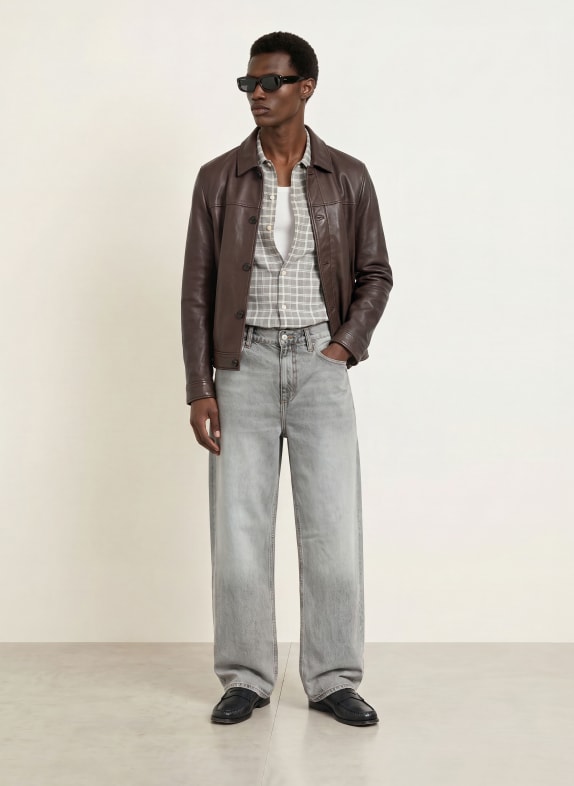 ALLSAINTS Jeans LENNY Wide Fit 755 Washed Grey
