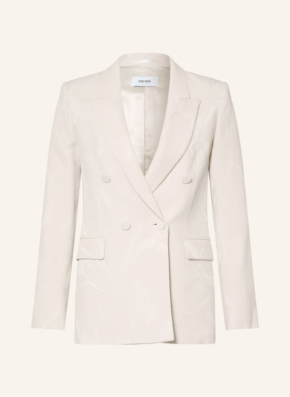 REISS Jacquard-Blazer OTTIE CREME