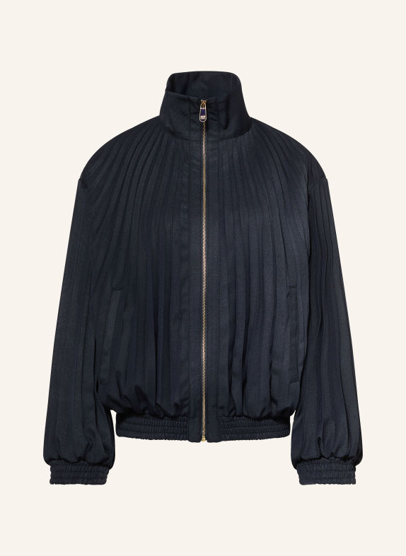 SANDRO Blouson mit Plissees DUNKELBLAU