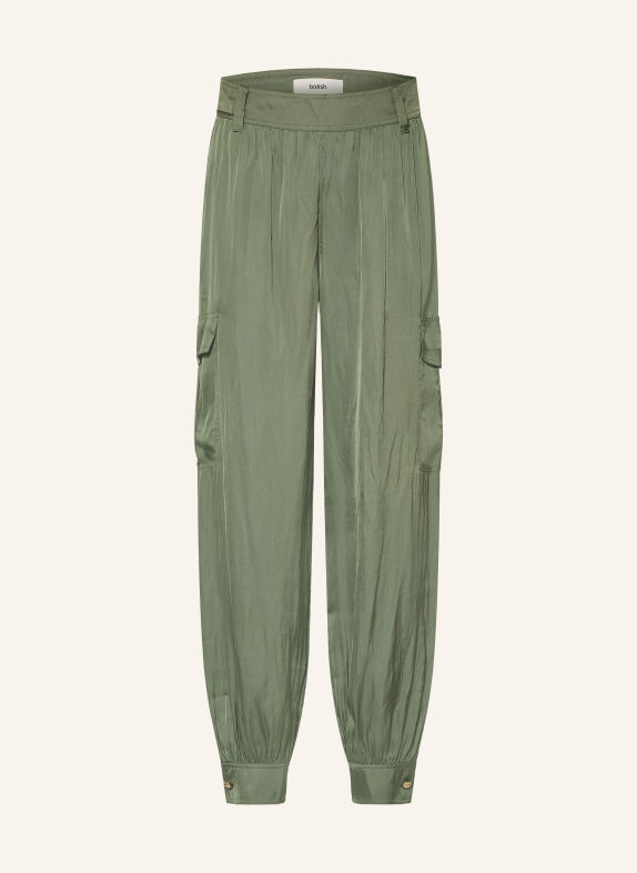 ba&sh Cargohose CELIA aus Satin GRÜN