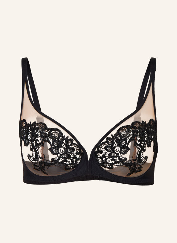 SIMONE PÉRÈLE Beugelbeha SAGA ZWART / BEIGE