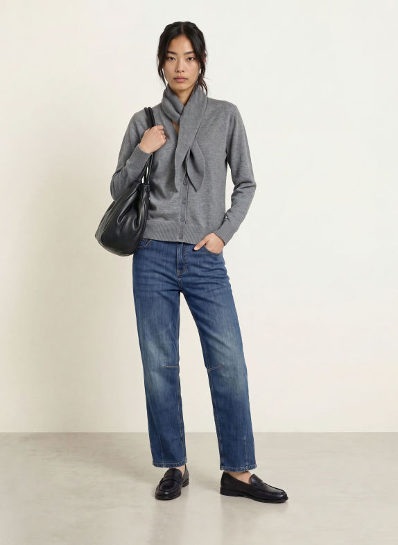 MORE & MORE Cardigan GRAY