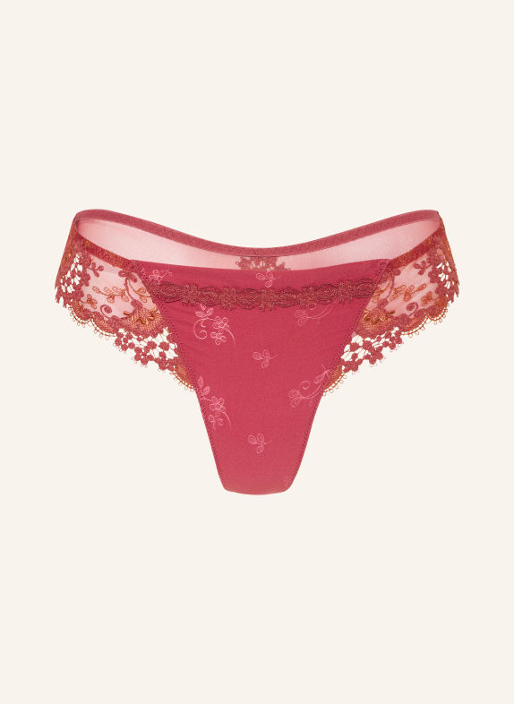 SIMONE PÉRÈLE Thong WISH DARK RED / FUCHSIA / DARK ORANGE