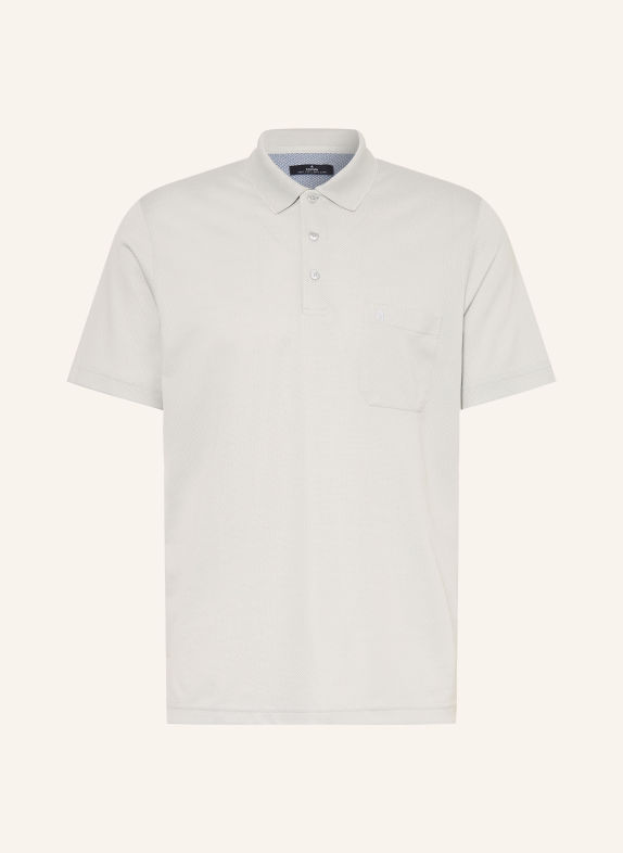 RAGMAN Piqué-Poloshirt SILBER